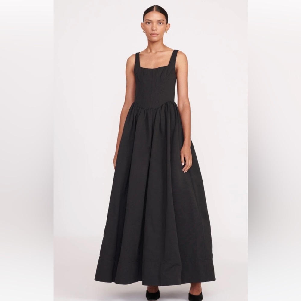 NWT Staud Black Evening Gown